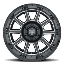 Load image into Gallery viewer, ICON Recoil 20x10 6x5.5 -24mm Offset 4.5in BS Gloss Black Milled Spokes Wheel