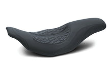 Load image into Gallery viewer, Mustang 97-07 Harley Electra Glide, Rd Glide Fastback 1PC Seat w/ Diamond Stitch - Black