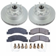 Load image into Gallery viewer, Power Stop 03-04 Ford F-350 Super Duty Front Z17 Coated Brake Kit