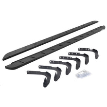Load image into Gallery viewer, Go Rhino 99-16 Ford F-250 / F-350 Super Cab 4DR RB10 Slim Running Boards Kit (w/Brackets) - Tex. Blk