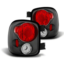 Load image into Gallery viewer, Raxiom 99-02 Chevrolet Silverado 1500 Stepside Axial Series Tail Lights- Black- Smoked Lens