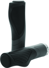 Load image into Gallery viewer, BikeMaster Lock-On Ergo Grips - Black/Grey