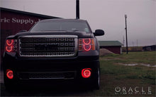 Load image into Gallery viewer, Oracle 08-13 GMC Sierra LED Round Ring Headlight Halo Kit - Blue