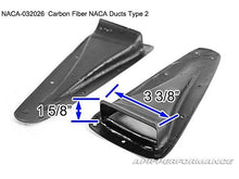 Load image into Gallery viewer, Carbon Fiber Universal Fitment Curved NACA Ducts