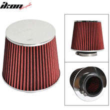 Load image into Gallery viewer, Universal Fitment 3in Race Performance Cold Airintake Cone Filter Red