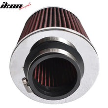 Load image into Gallery viewer, Universal Fitment 3in Race Performance Cold Airintake Cone Filter Red
