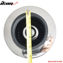Load image into Gallery viewer, Universal Fitment 3.5 In Race Performance Cold Air Intake Filter Blue
