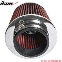 Load image into Gallery viewer, Universal Fitment 3.5 Inch Race Performance Cold Air Intake Filter Red