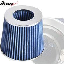 Load image into Gallery viewer, Universal Fit 3.5 Inch Race Performance Cold Air Intake Filter Blue