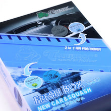 Load image into Gallery viewer, Tree Frog 2-in-1 Fresh Box Duo Air Freshener - Lemon Squash / New Car