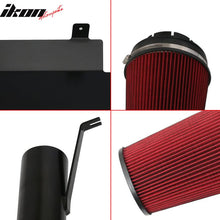 Load image into Gallery viewer, 2002-2006 Cadillac Escalade Red Black Cold Air Intake Pipe Aluminum