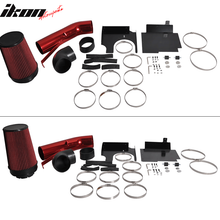 Load image into Gallery viewer, 2000-2005 Chevy Suburban Red Black Cold Air Intake Pipe Aluminum Steel