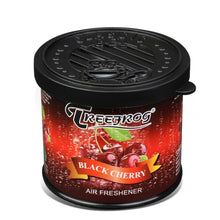 Load image into Gallery viewer, TreeFrog Black Cherry Scent Round Gel Air Freshener 80g Can