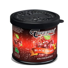 Load image into Gallery viewer, TreeFrog Black Cherry Scent Round Gel Air Freshener 80g Can