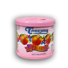 Load image into Gallery viewer, TreeFrog Peach Scent Gel Air Freshener - 80G Round Can