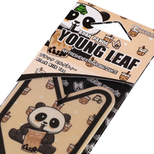 Load image into Gallery viewer, Young Leaf Boba Panda Milk Tea Paper Hanging Air Freshener