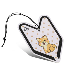 Load image into Gallery viewer, Young Leaf Shiba JDM Squash Paper Hanging Air Freshener