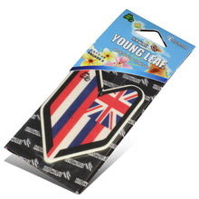 Load image into Gallery viewer, Hawaii Flag Young Leaf Squash X Paper Hanging Air Freshener