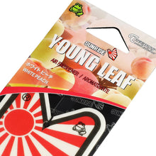 Load image into Gallery viewer, White Peach Paper Hanging Air Freshener - Young Leaf Rising Sun