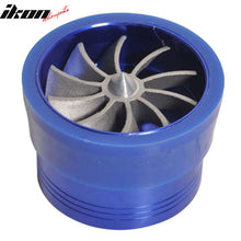 Load image into Gallery viewer, Universal Fitment Tornado Style Blue Air Intake Turbo Gas Saver Fan