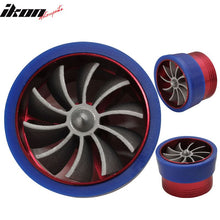 Load image into Gallery viewer, Universal Fitment Tornado Style Red Air Intake Turbo Gas Saver Fan