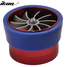 Load image into Gallery viewer, Universal Fitment Tornado Style Red Air Intake Turbo Gas Saver Fan