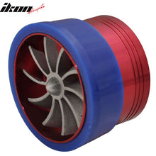 Load image into Gallery viewer, Universal Fitment Tornado Style Red Air Intake Turbo Gas Saver Fan