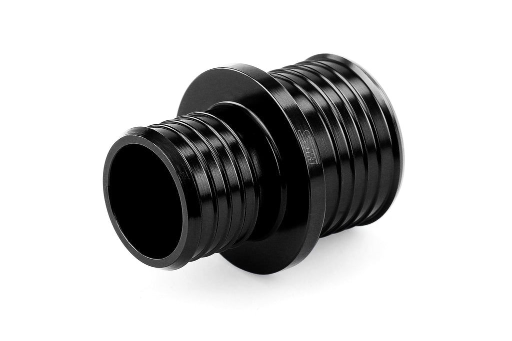 HPS Billet Aluminum Reducing Hose Union 1" - 1-1/8" OD AHUR-100-112-BLK Black