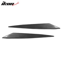 Load image into Gallery viewer, 2010-2013 Mazda 3 Headlight Eye Lid Carbon Fiber Eyebrow Cover Pair
