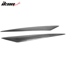 Load image into Gallery viewer, 2010-2013 Mazda 3 Headlight Eye Lid Carbon Fiber Eyebrow Cover Pair