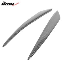 Load image into Gallery viewer, 2010-2013 Mazda 3 Headlight Eye Lid Carbon Fiber Eyebrow Cover Pair