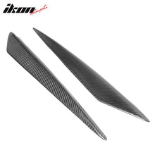 Load image into Gallery viewer, 2010-2013 Mazda 3 Headlight Eye Lid Carbon Fiber Eyebrow Cover Pair