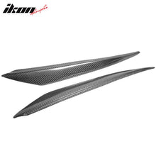 Load image into Gallery viewer, 2010-2013 Mazda 3 Headlight Eye Lid Carbon Fiber Eyebrow Cover Pair