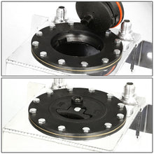 Load image into Gallery viewer, 1 Gallon Aluminum Fuel Cell Gas Tank - Polished Bottom Feed