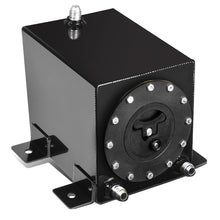 Load image into Gallery viewer, 1-Gallon Aluminum Fuel Cell Gas Tank with Black Cap Bottom-Feed