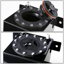 Load image into Gallery viewer, 1-Gallon Aluminum Fuel Cell Gas Tank with Black Cap Bottom-Feed