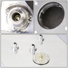 Load image into Gallery viewer, 12 Gallon Polished Aluminum Fuel Cell Gas Tank with Level Sender