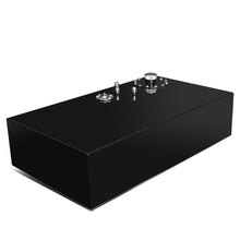 Load image into Gallery viewer, 17 Gallon Fuel Cell Gas Tank Bottom-Feed Flat Black Aluminum