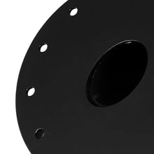 Load image into Gallery viewer, Steel Fuel Cell Filler Neck with Aluminum Cap - 45 Degree Angle Black