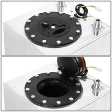 Load image into Gallery viewer, 2.5 Gallon Aluminum Fuel Cell Gas Tank with Level Sender - Polished
