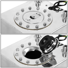 Load image into Gallery viewer, 2.5 Gallon Aluminum Fuel Cell Gas Tank with Level Sender - Polished