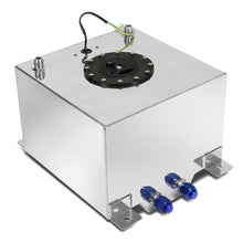 Load image into Gallery viewer, 8 Gallon Aluminum Fuel Cell Gas Tank with Level Sender - Black Cap
