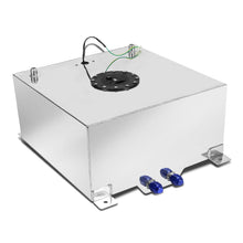 Load image into Gallery viewer, 15 Gallon Aluminum Fuel Cell Gas Tank with Level Sender - Polished