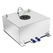Load image into Gallery viewer, 20 Gallon Aluminum Fuel Cell Gas Tank with Level Sender - Polished