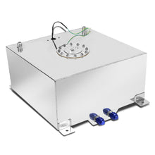 Load image into Gallery viewer, 20 Gallon Aluminum Fuel Cell Gas Tank with Level Sender Polished