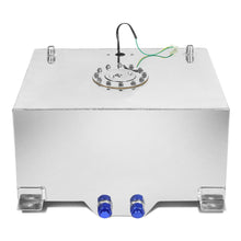 Load image into Gallery viewer, 20 Gallon Aluminum Fuel Cell Gas Tank with Level Sender Polished