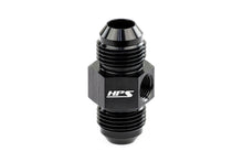 Load image into Gallery viewer, HPS Performance AN -6 Male to Male Adapter with 1/8 NPT Take Off AN191-06