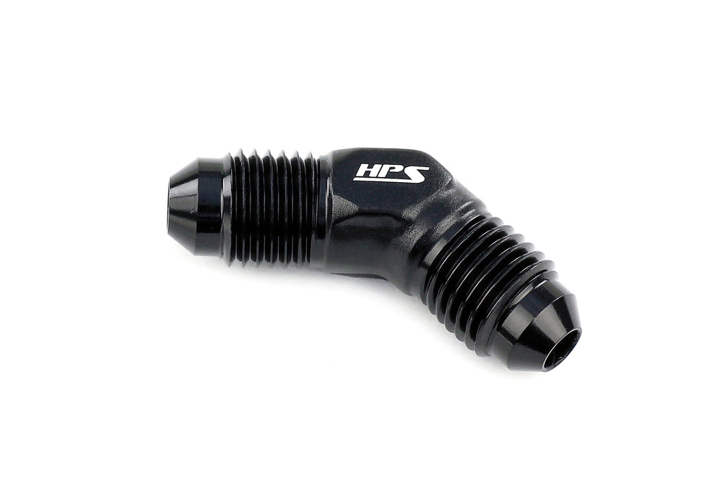 HPS Performance 45 Degree AN -4 Male to Male AN Union Adapter AN813-4