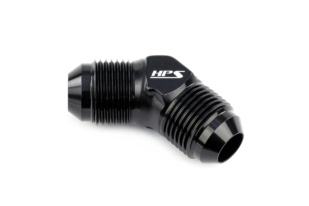 HPS Performance 45 Degree AN -8 Male to Male AN Union Adapter AN813-8