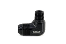 Load image into Gallery viewer, HPS Performance AN Flare -12 to 1/2 NPT 90 Degree Adapter AN822-12-8